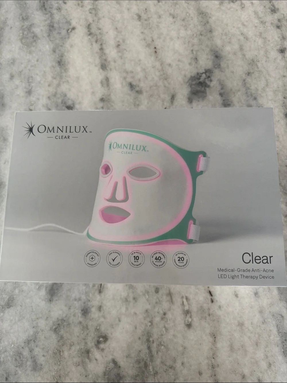 Omnibus Clear LED Light Therapy Mask